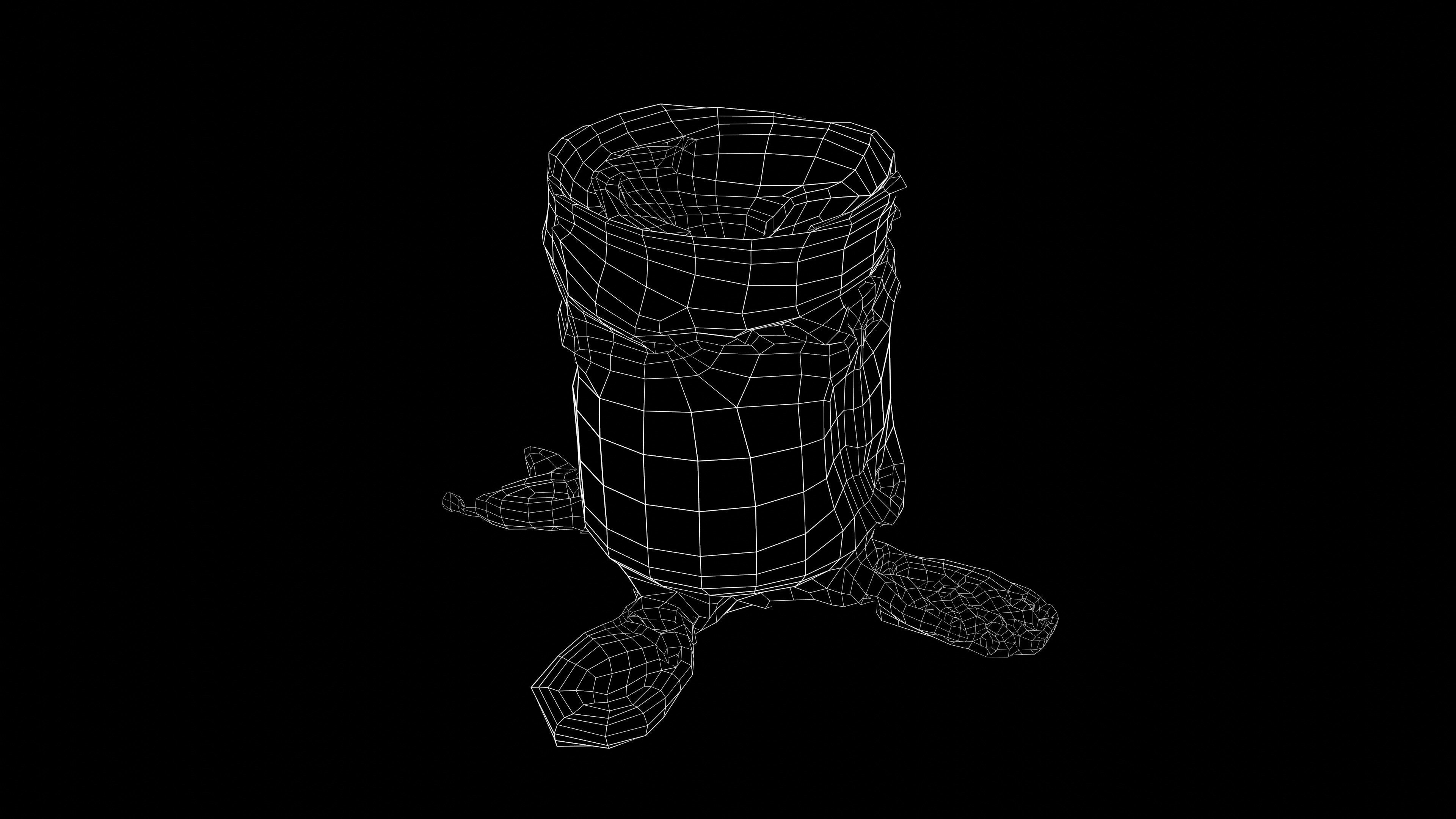 Destroyed OTR-21 SS-21 Scarab Tochka-U Photoscan Game Ready Low-poly 3D model_5