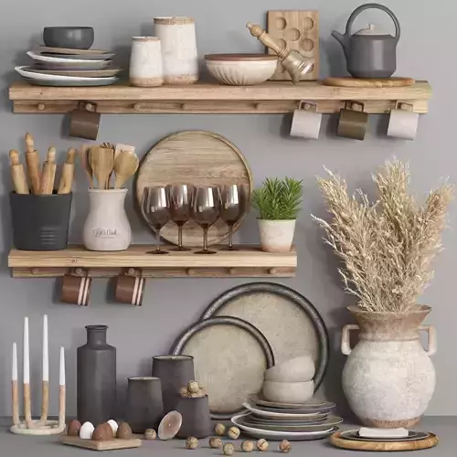 kitchen accessories004 3D model