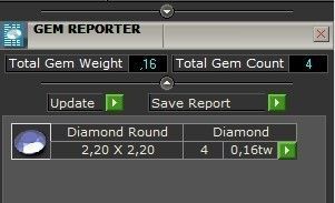 elegant set earrings and pendant with stones  and flower 3D Model Collection_20