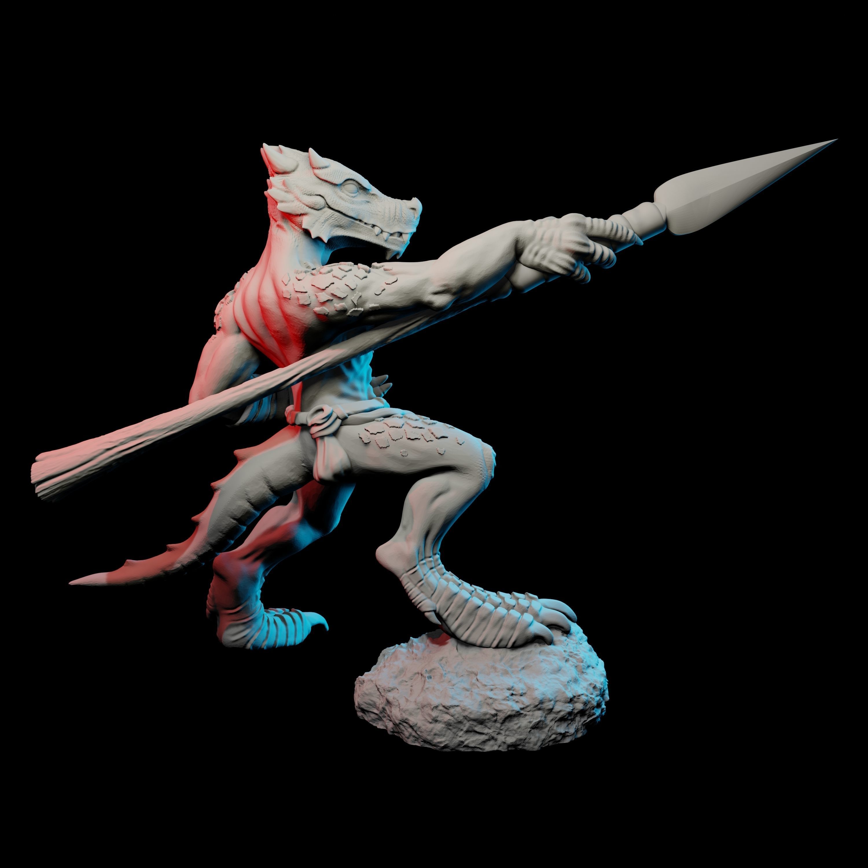 Kobold Miniature 5-Pack 3D print model_29