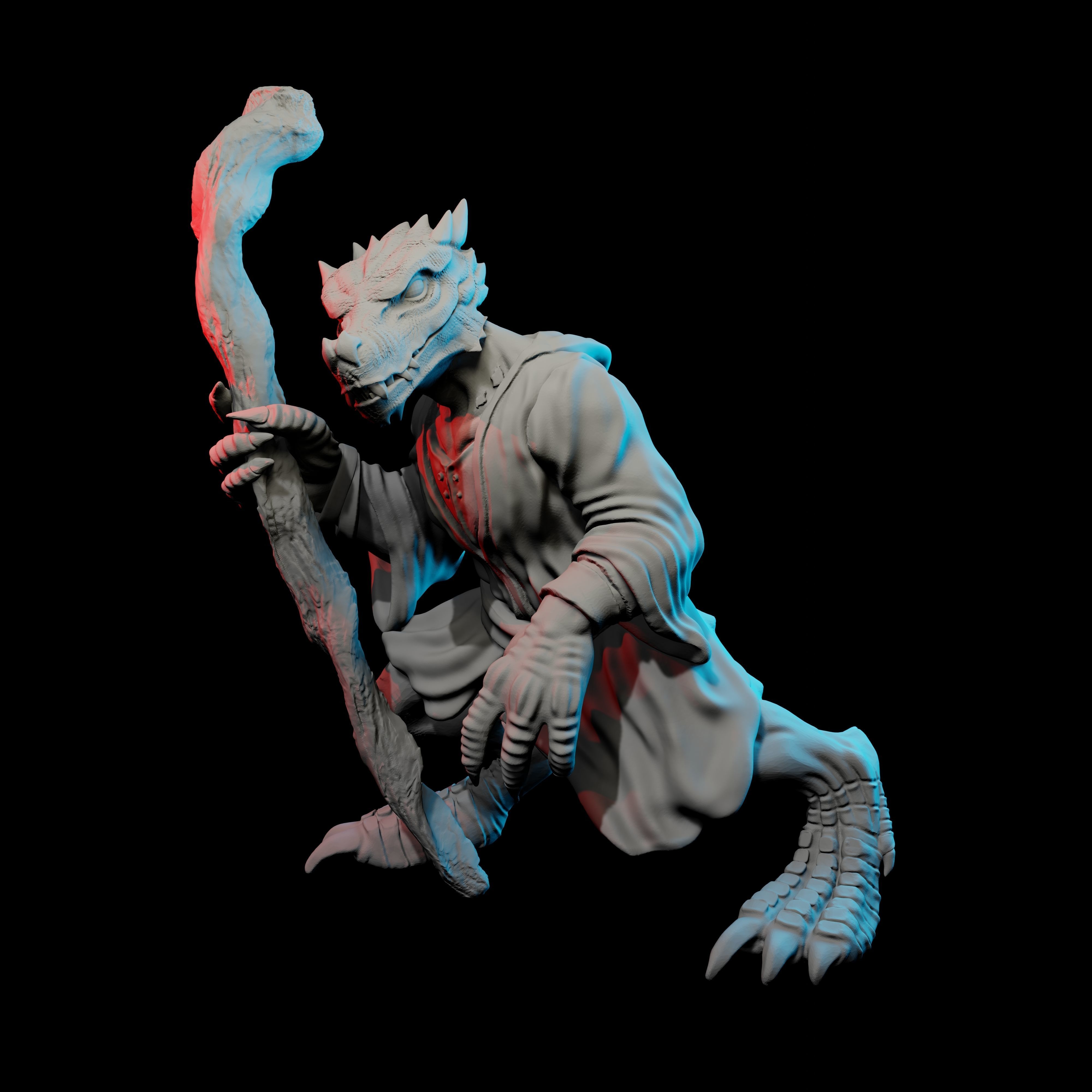 Kobold Miniature 5-Pack 3D print model_32