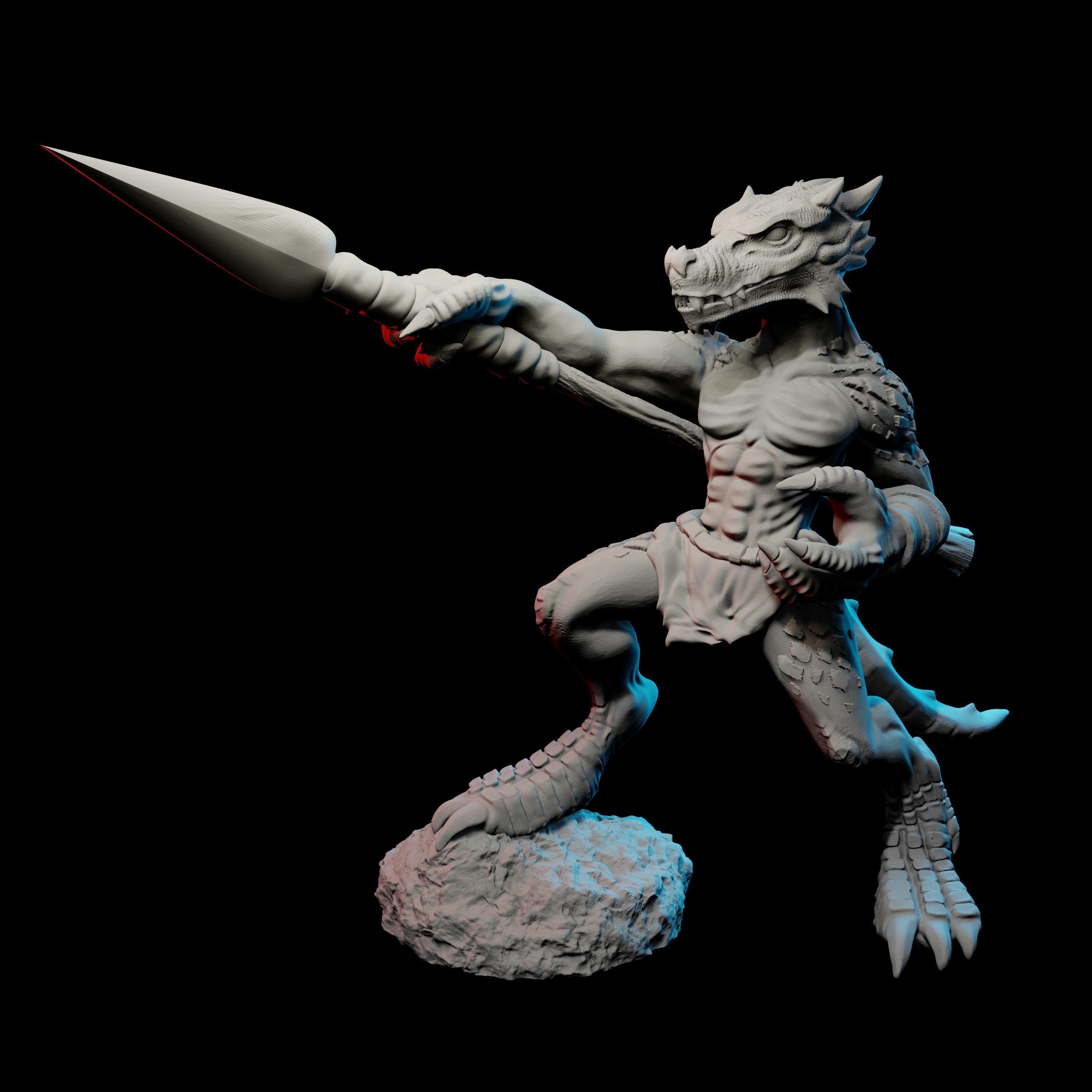 Kobold Miniature 5-Pack 3D print model_28