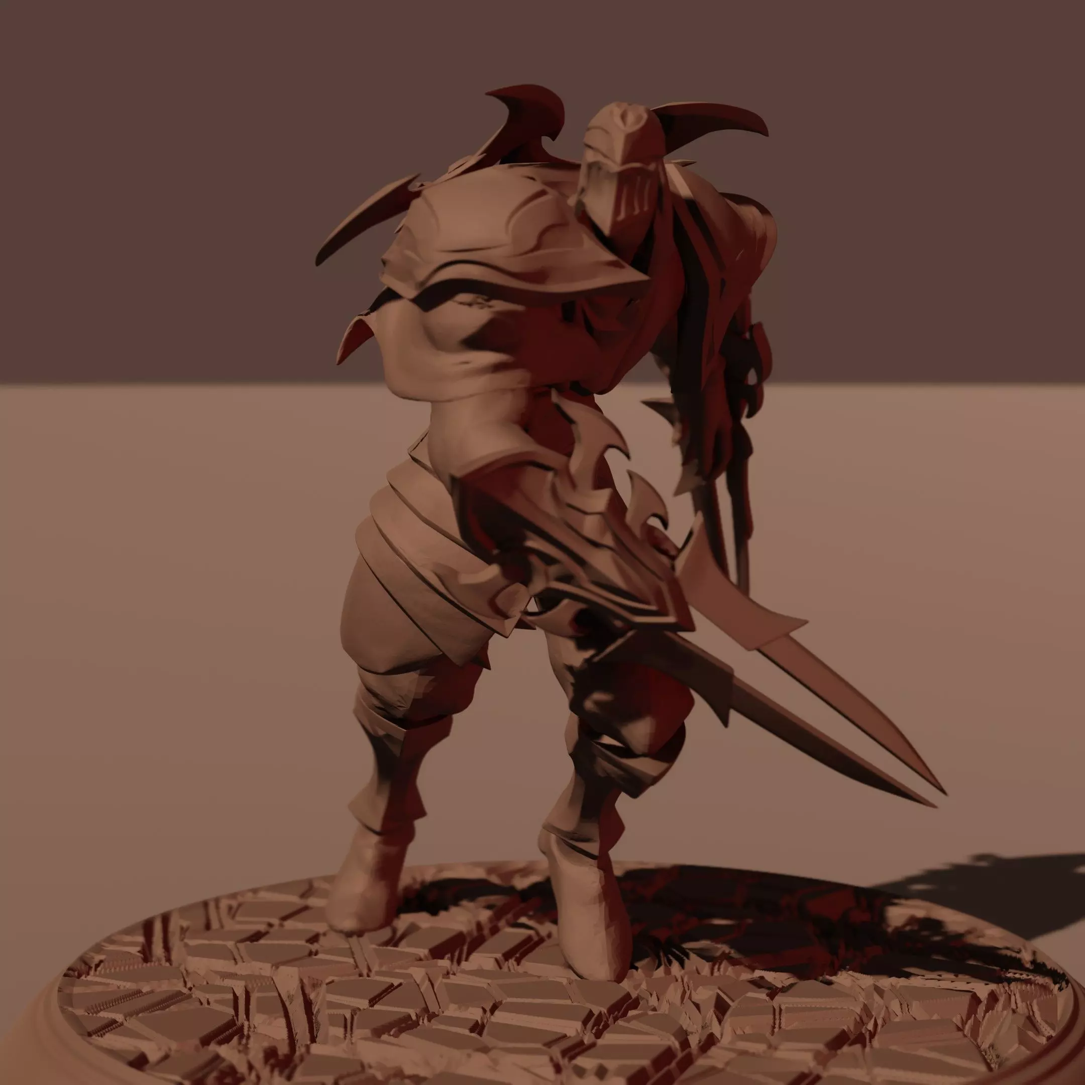 ZED THE MASTER OF SHADOWS 3D print model