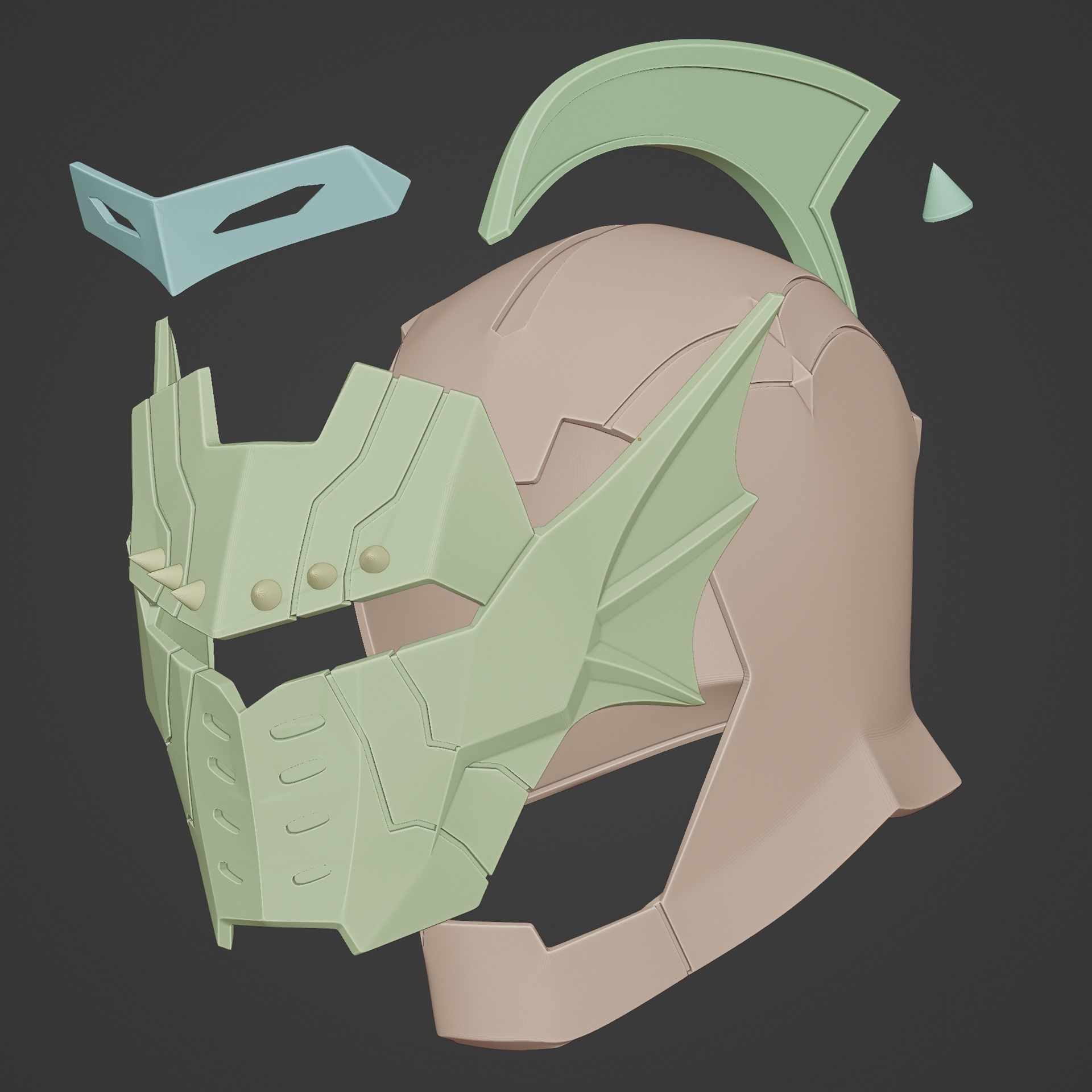 Iron Man War of the Realms Helmet 3D print model_6