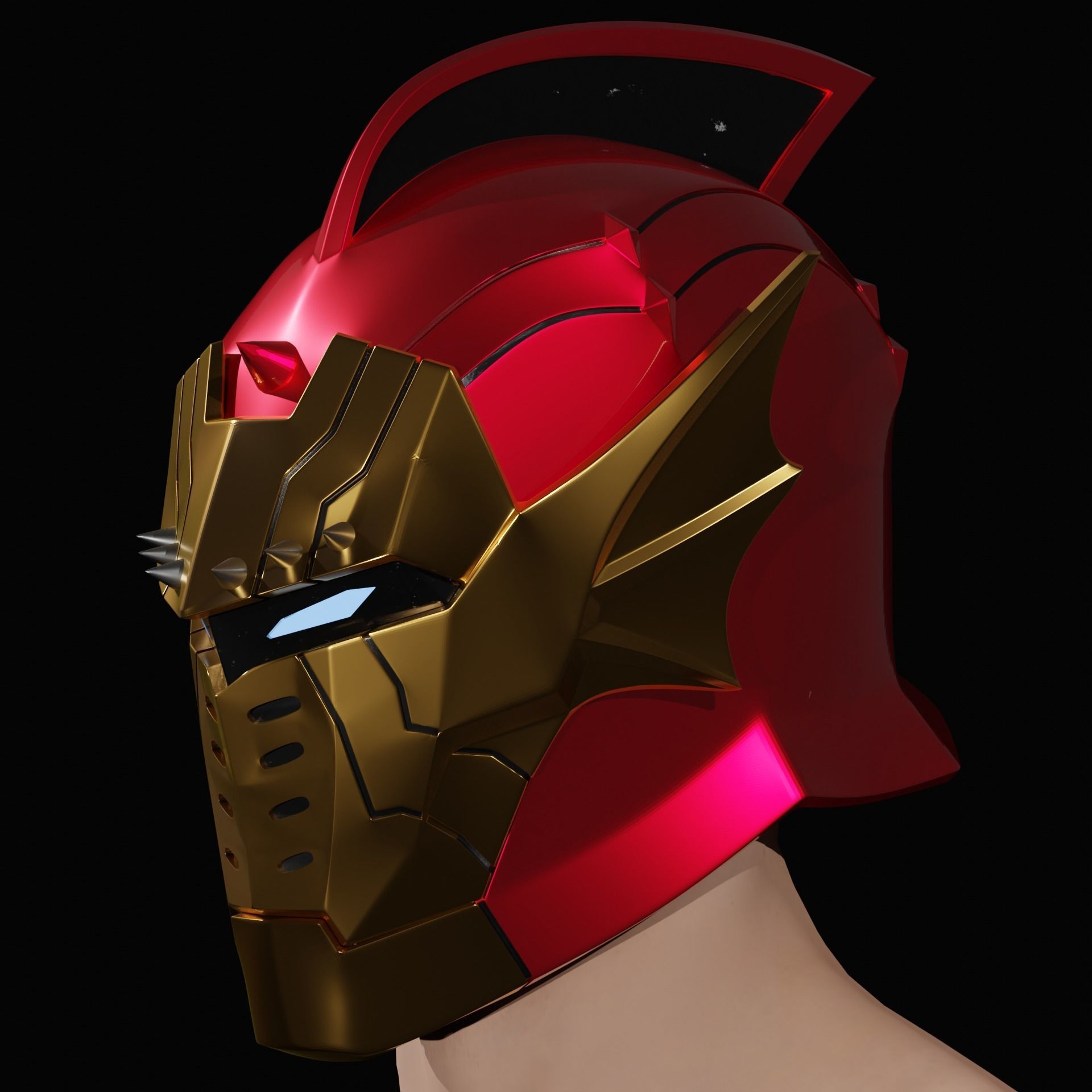 Iron Man War of the Realms Helmet 3D print model_2
