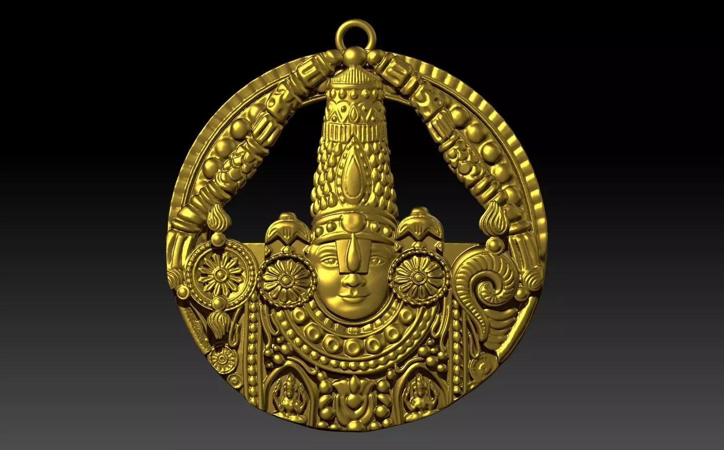 Balaji pendent 3D print model_0