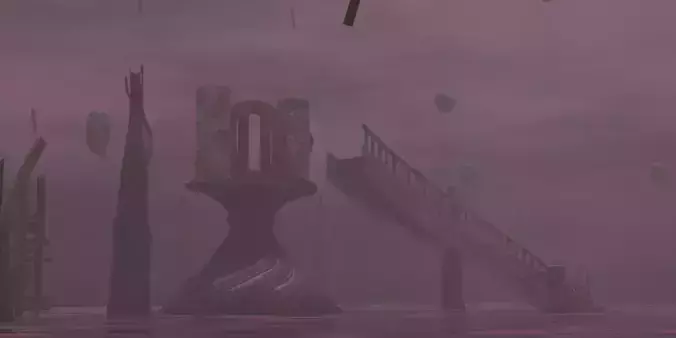 Vecna Mindscape - low poly scene