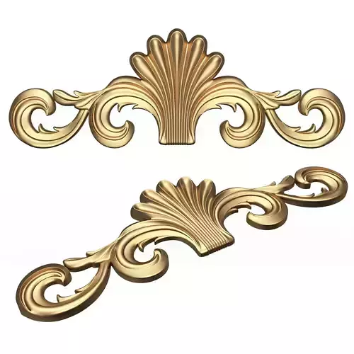 Carved Plaster Molding Decoration 012