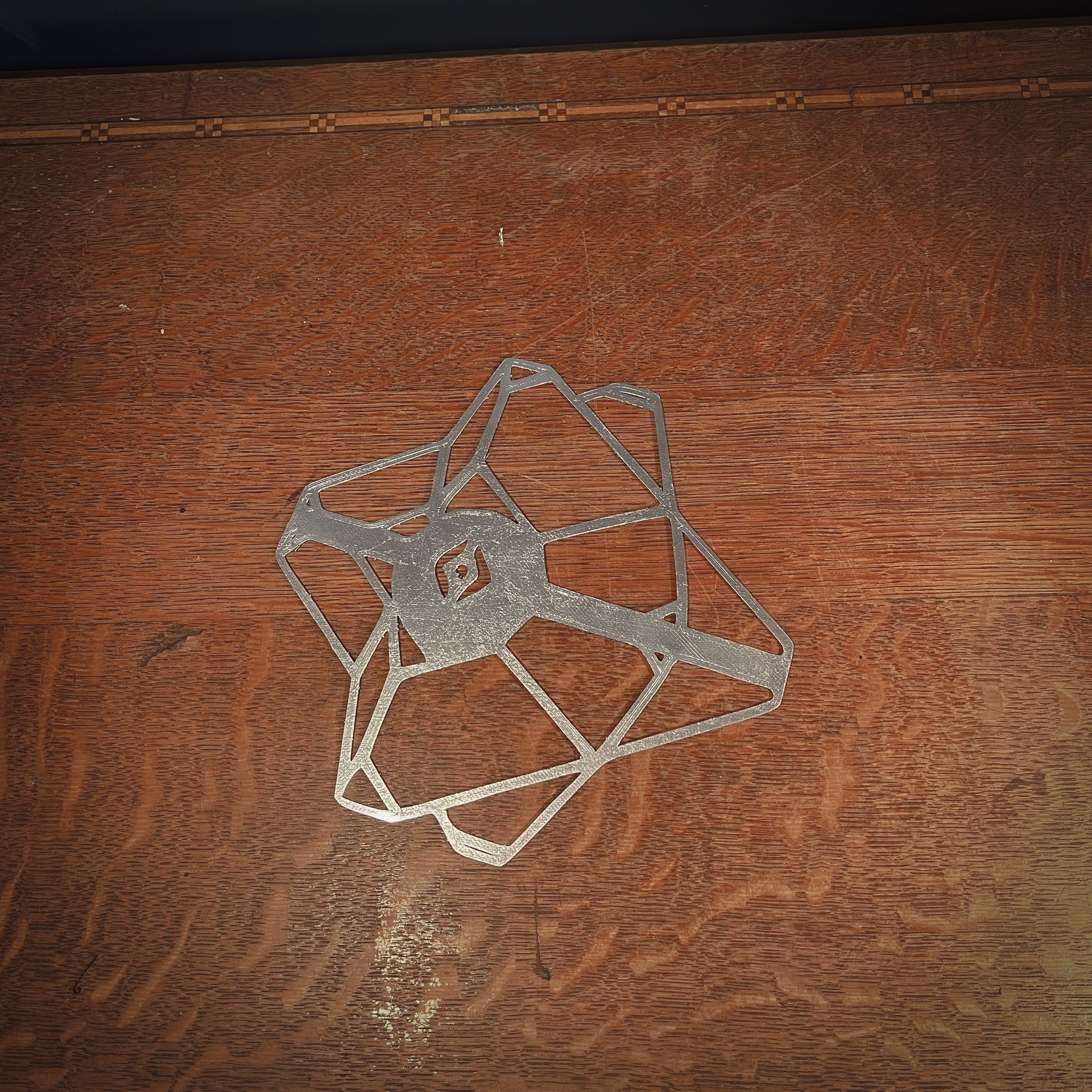 DESTINY 2 GHOST 2D DECOR WALL ART STENCIL SILHOUETTE SILUET 3D print model_1