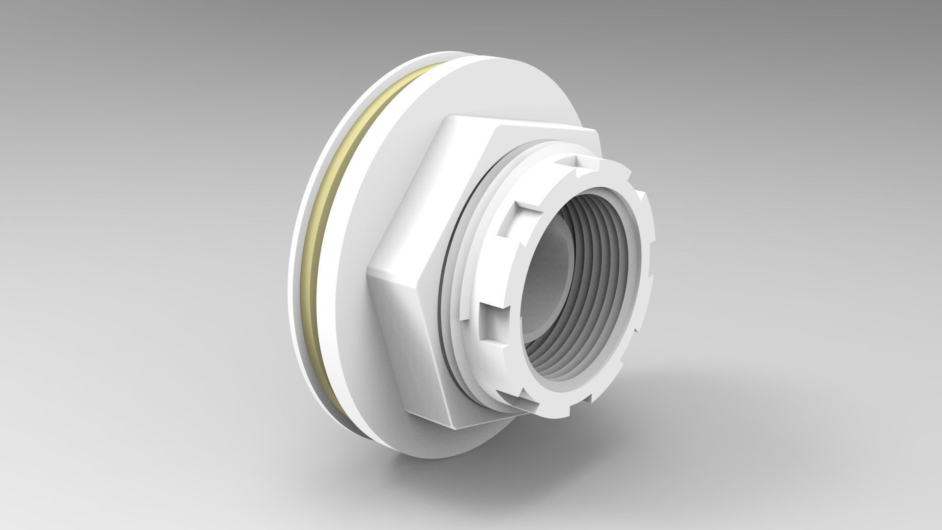 Pool plastic part - plastic inyection 3D model_2