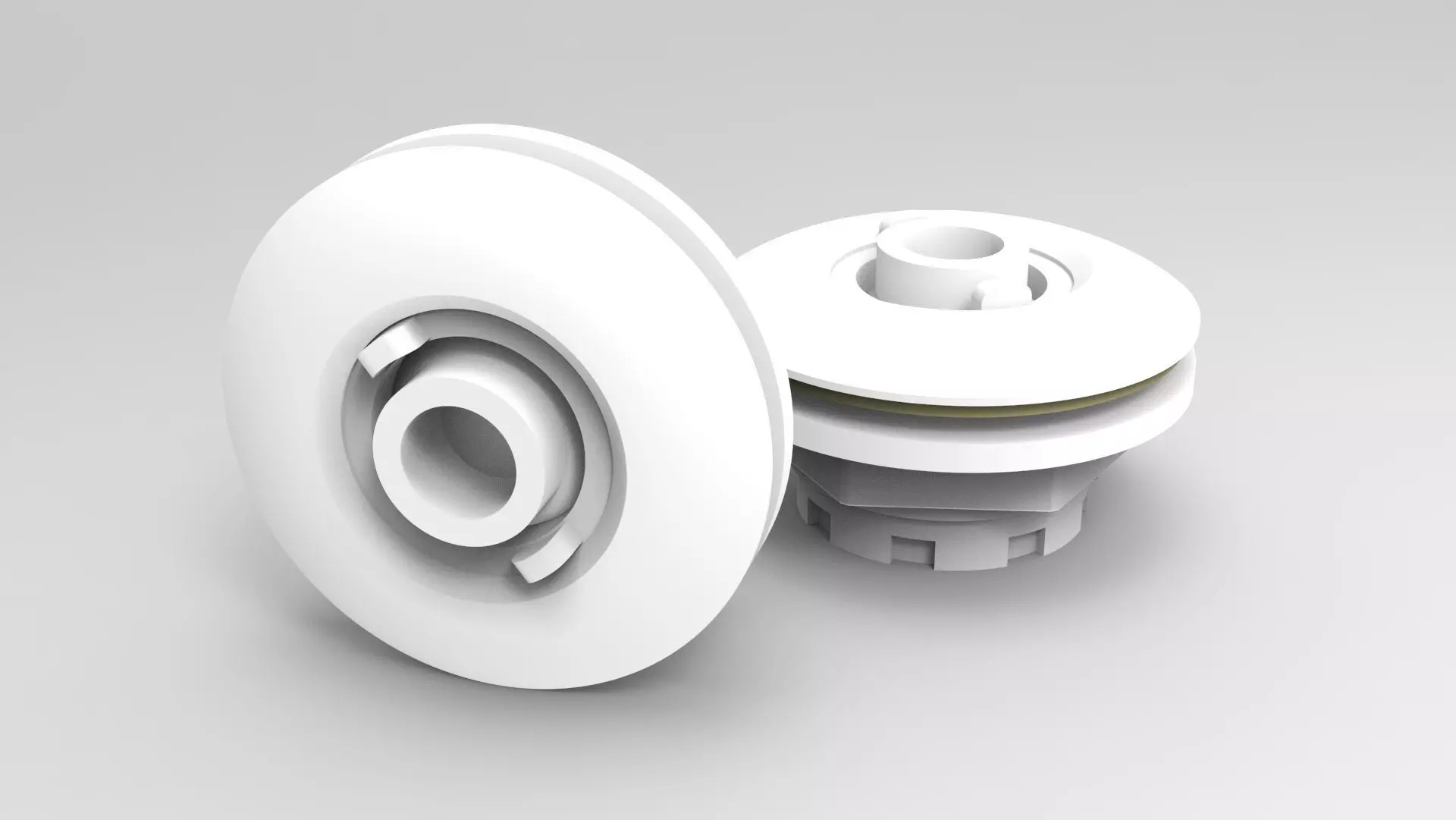 Pool plastic part - plastic inyection 3D model_0