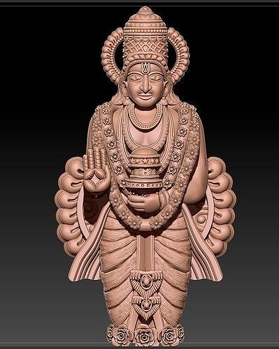 Tripati Balaji Pendant 3D print model 3D print model