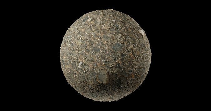 Asphalt 5 stone ball Texture