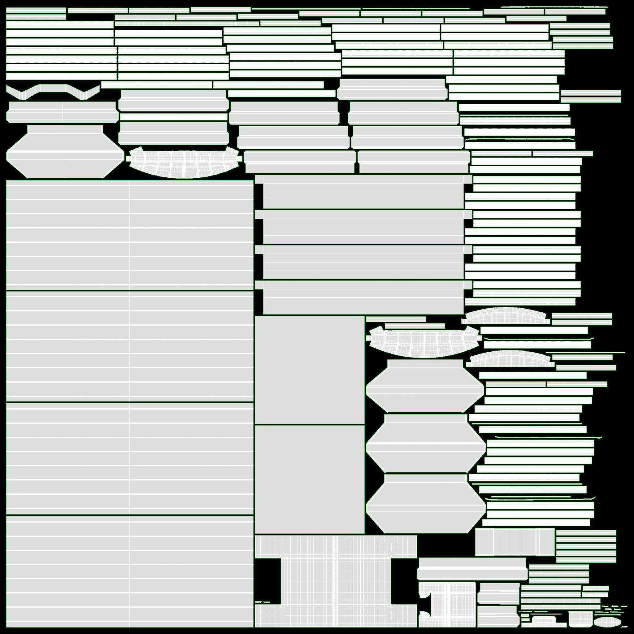 Outdoor trash can 3D model_9