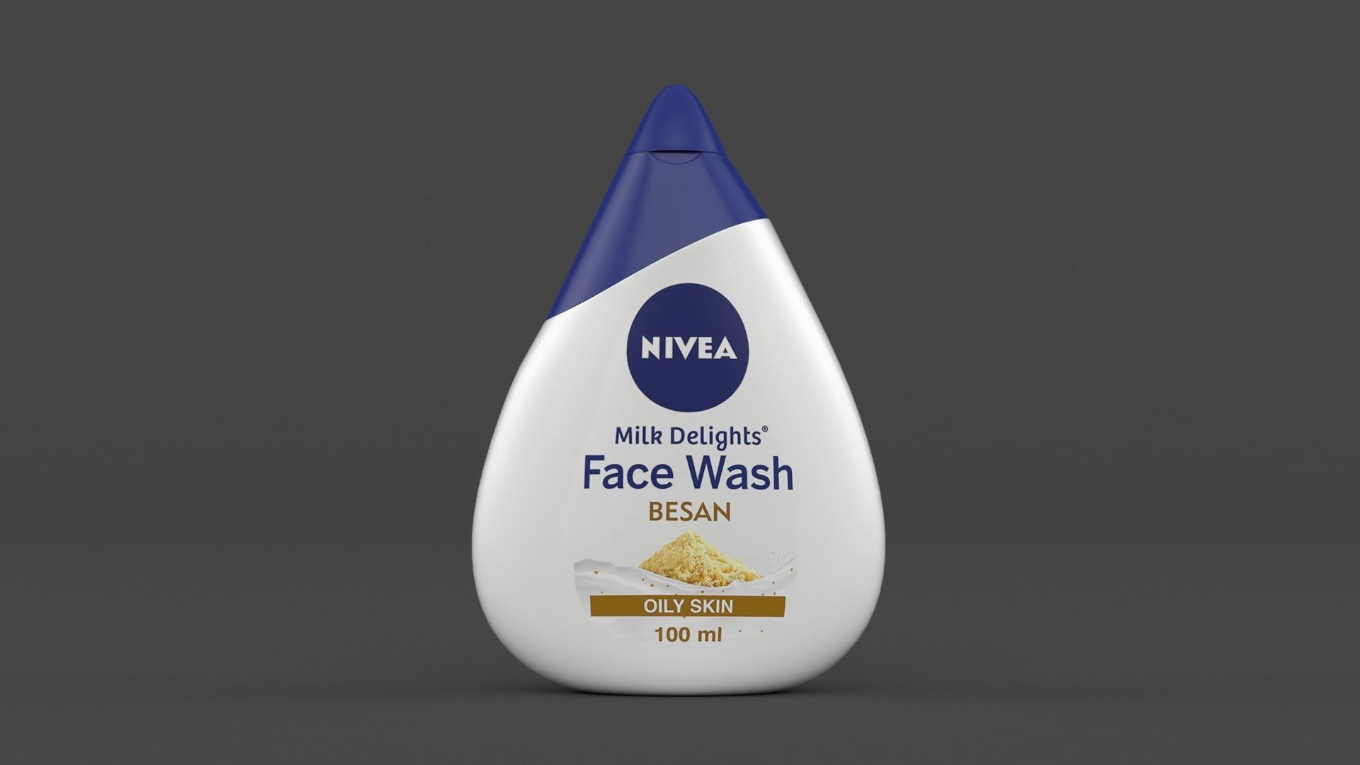 Nivea Face Wash 3D model_4