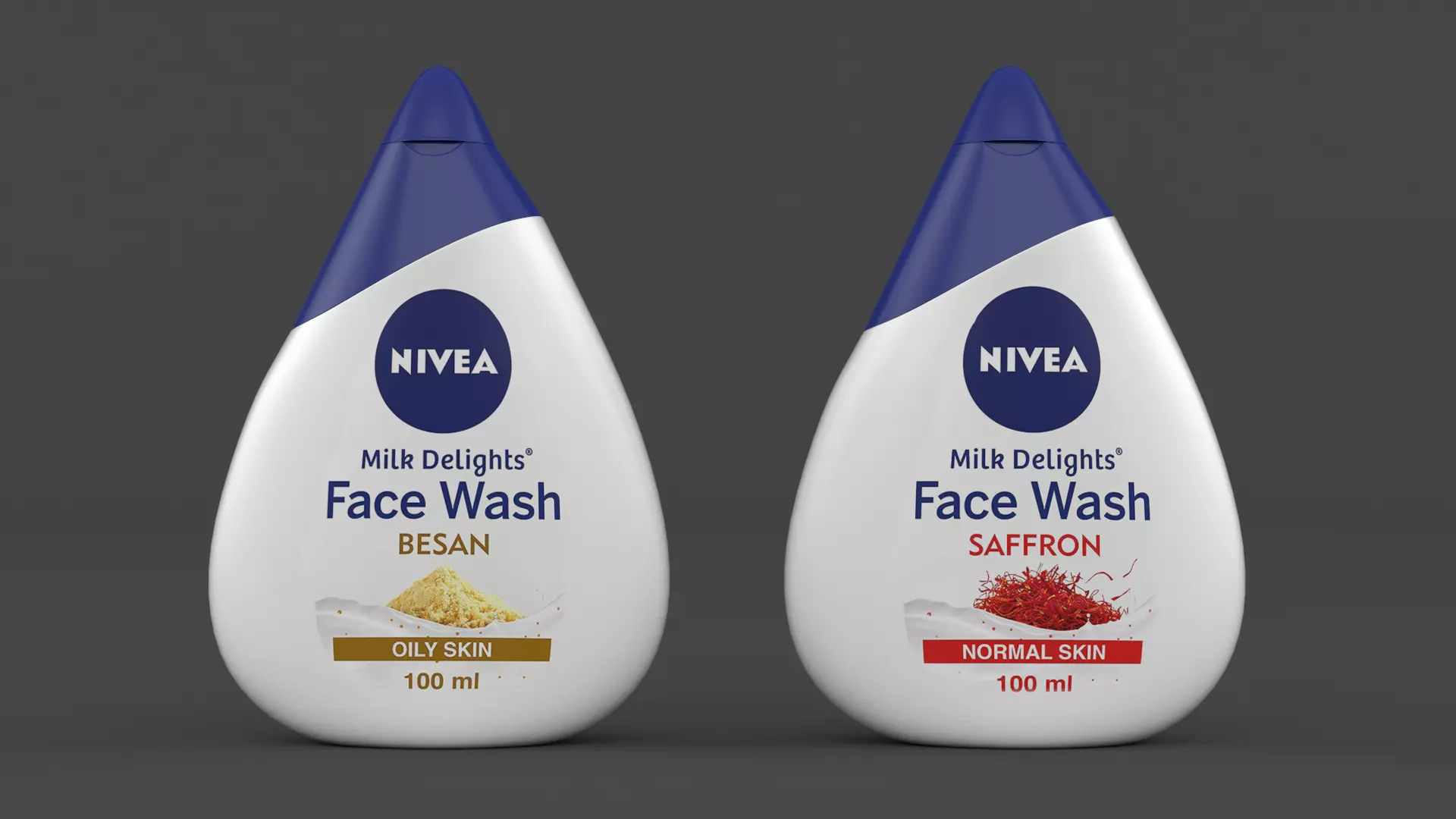 Nivea Face Wash 3D model_0