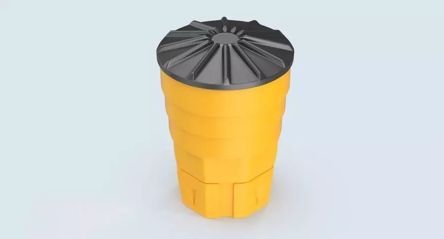 Crash barrel H0 1-87 3D print model