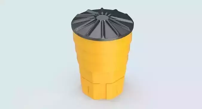 Crash barrel H0 1-87  3D print model