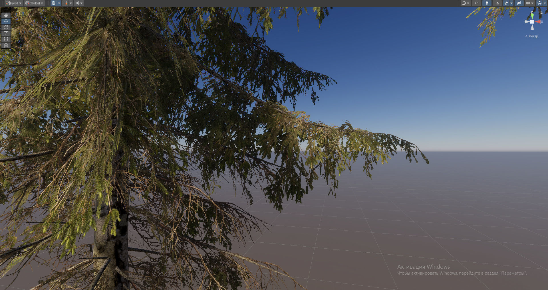 Spruce Trees Low-poly 3D model_31