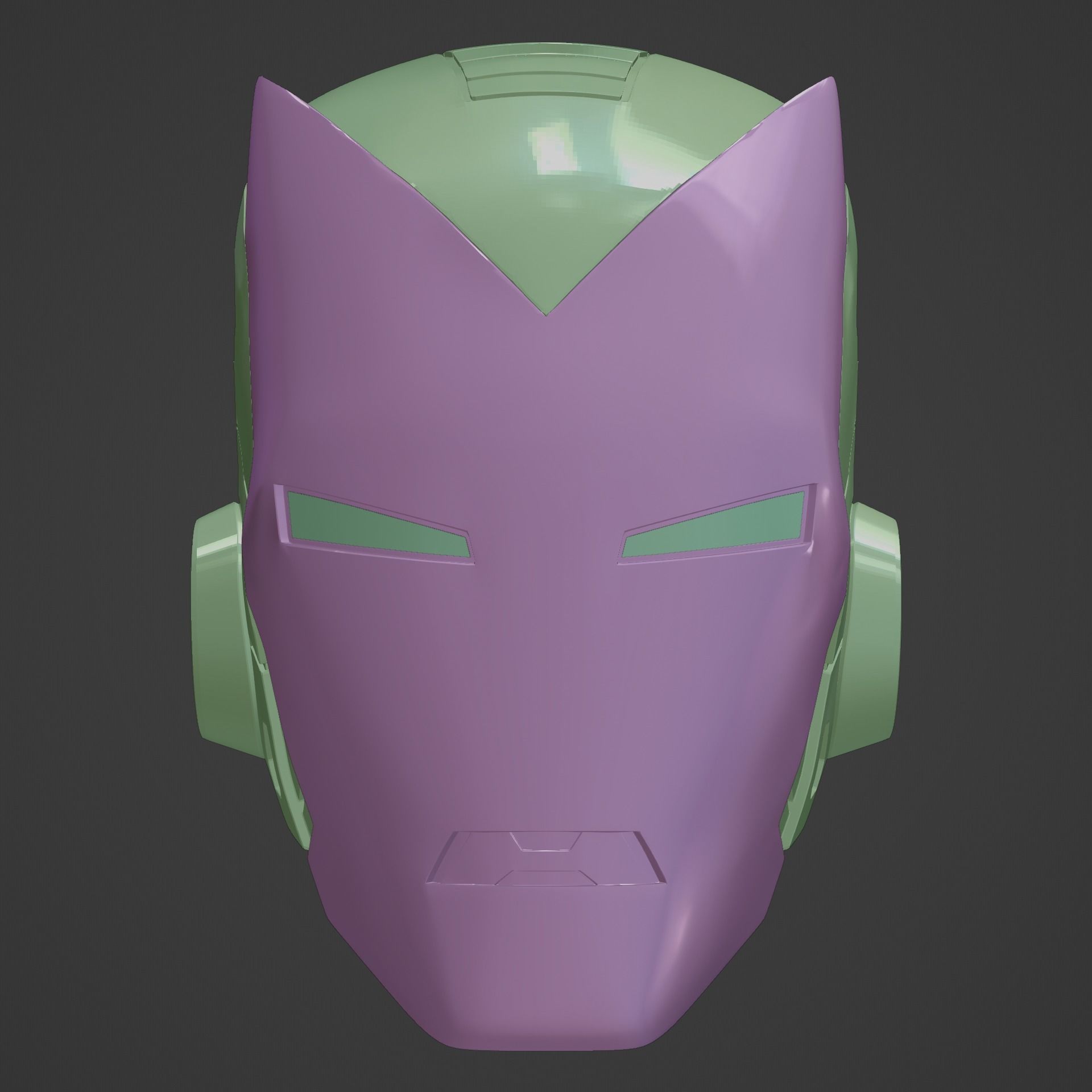 Classic Iron Man Stealth Helmet 3D print model_14
