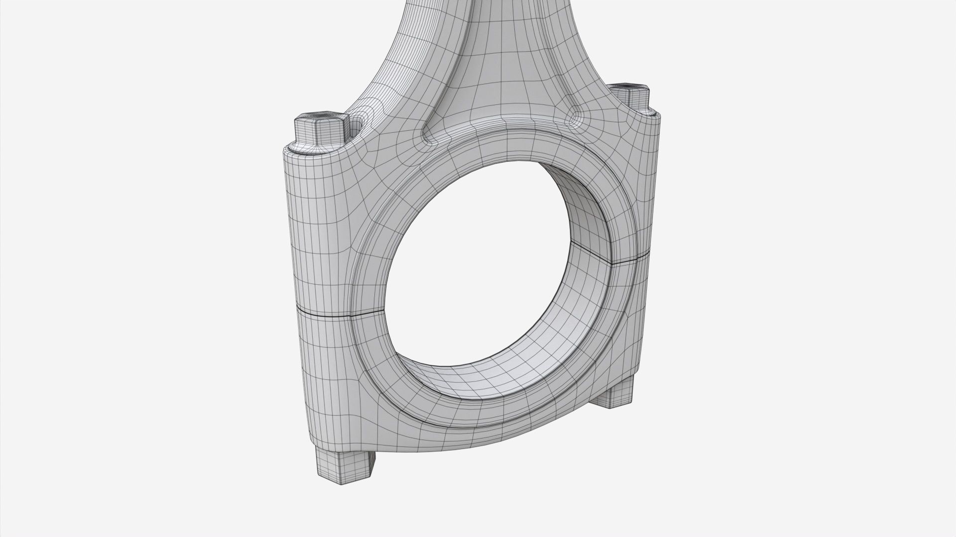 Piston with rod 3D model_9