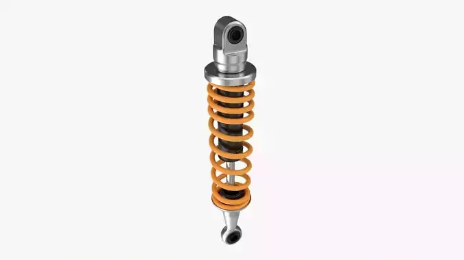 Shock absorber 3D model