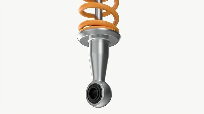 Shock absorber 3D model 4