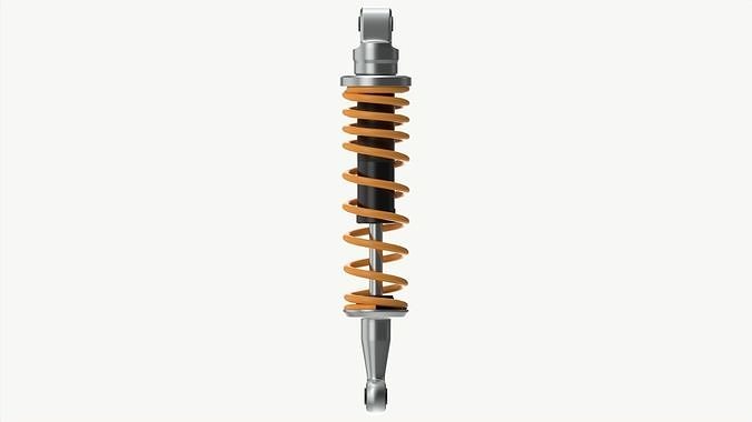 Shock absorber 3D model 6