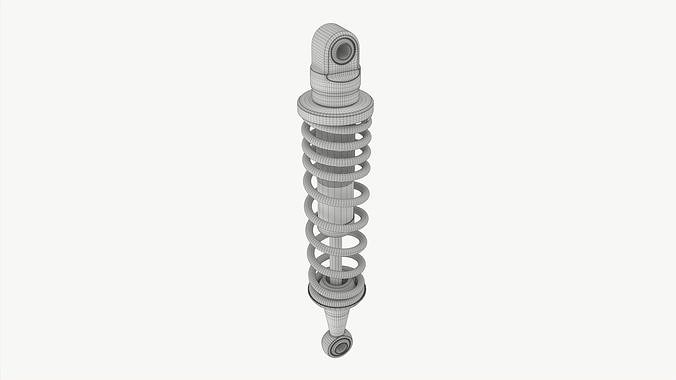 Shock absorber 3D model 7