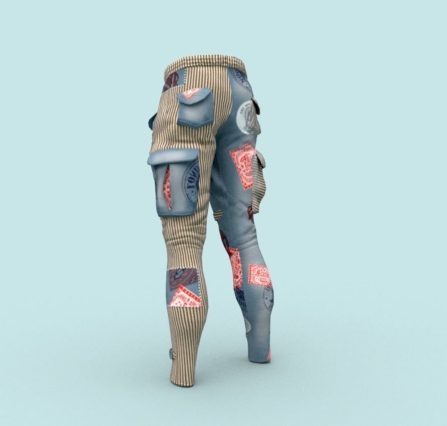 Clothing pack Low-poly 3D model_50