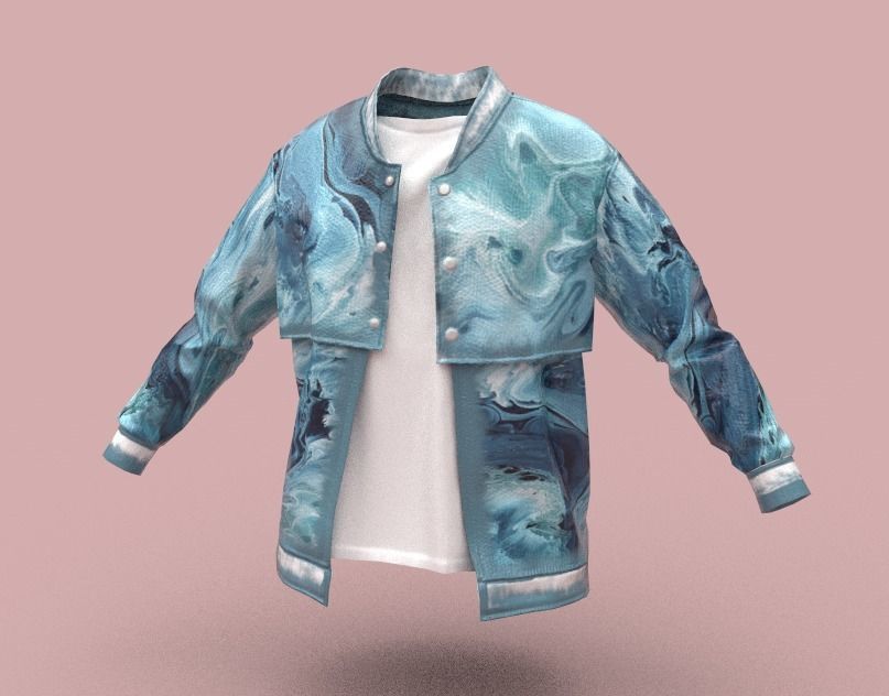 Clothing pack Low-poly 3D model_22