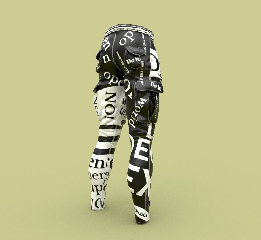 Clothing pack Low-poly 3D model_48