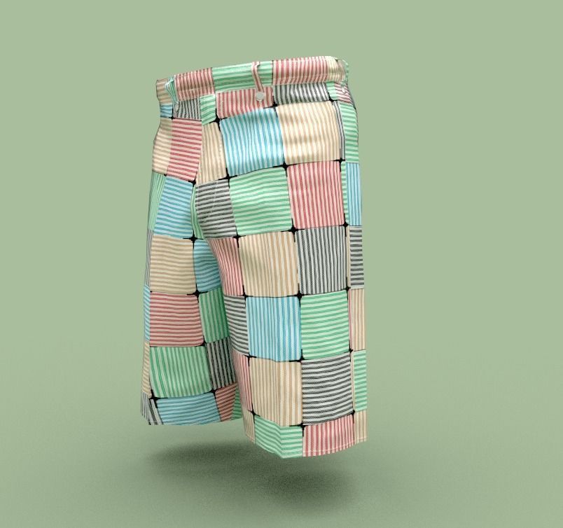 Clothing pack Low-poly 3D model_34