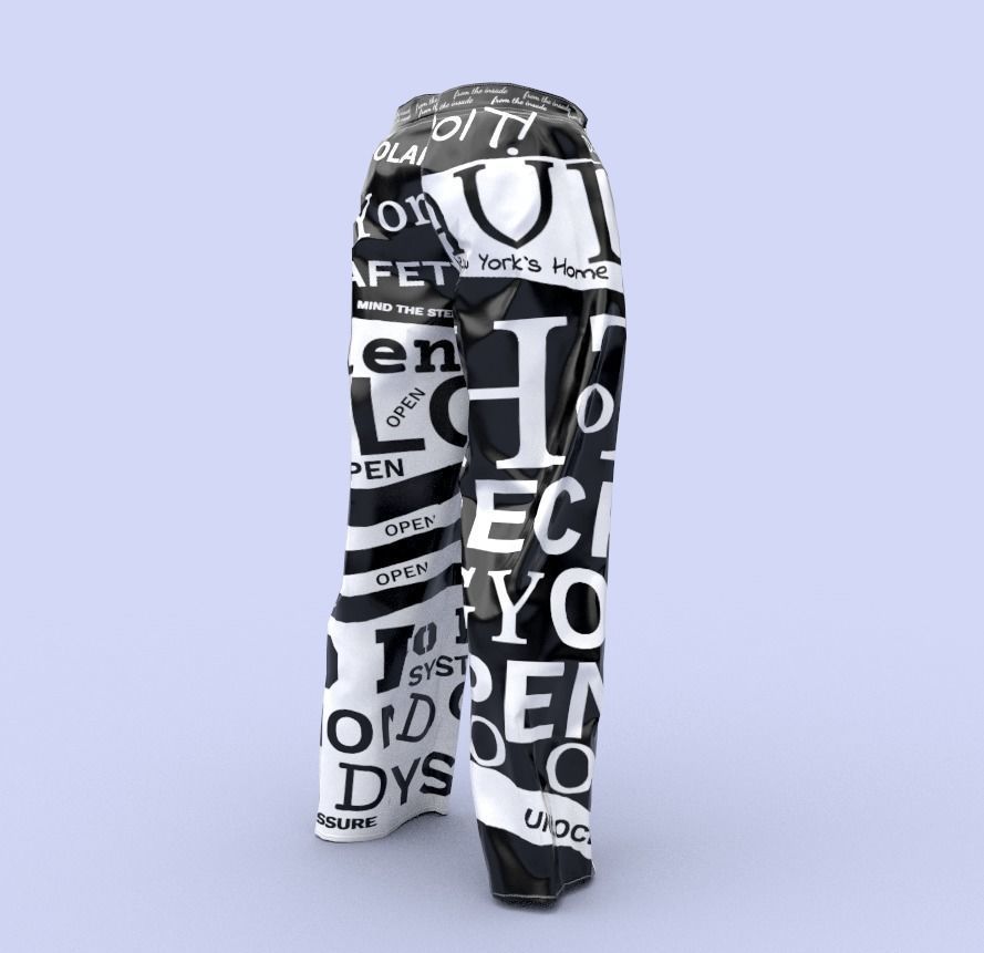 Clothing pack Low-poly 3D model_36