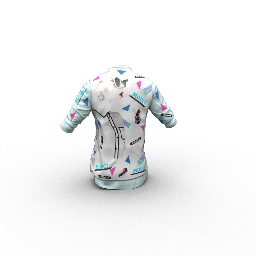 Clothing pack Low-poly 3D model_17