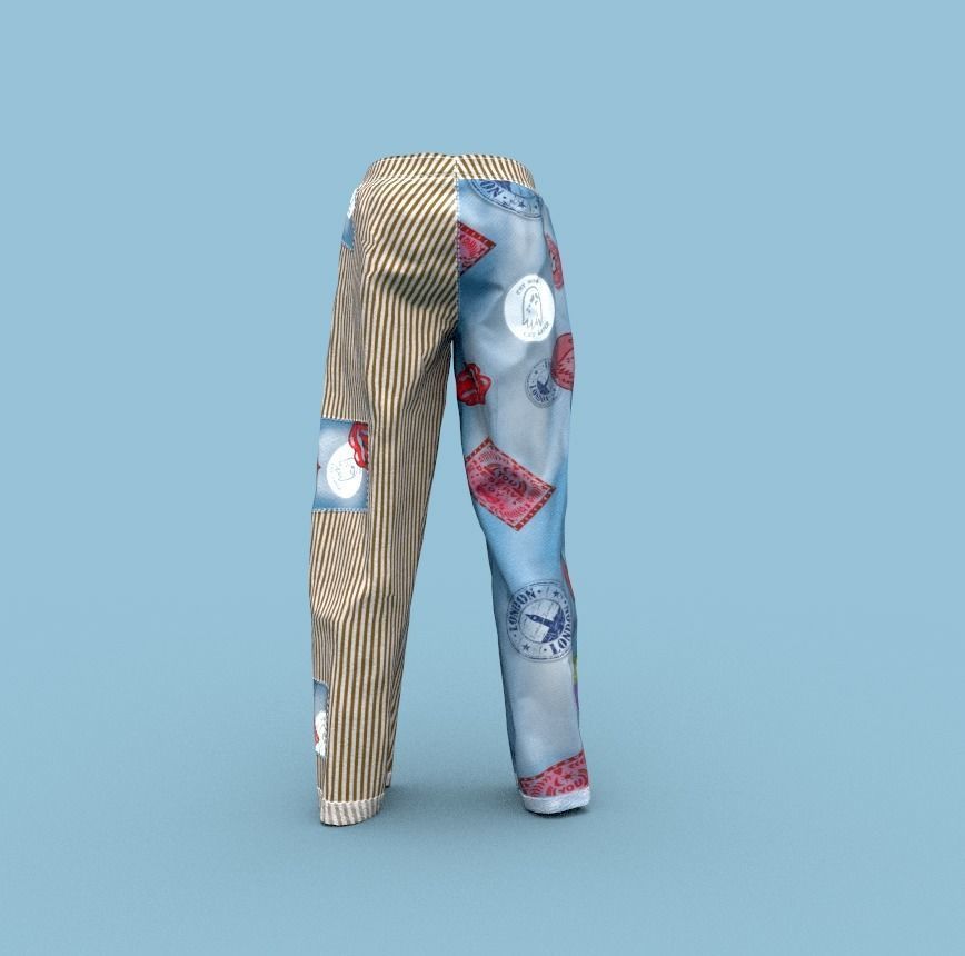 Clothing pack Low-poly 3D model_38