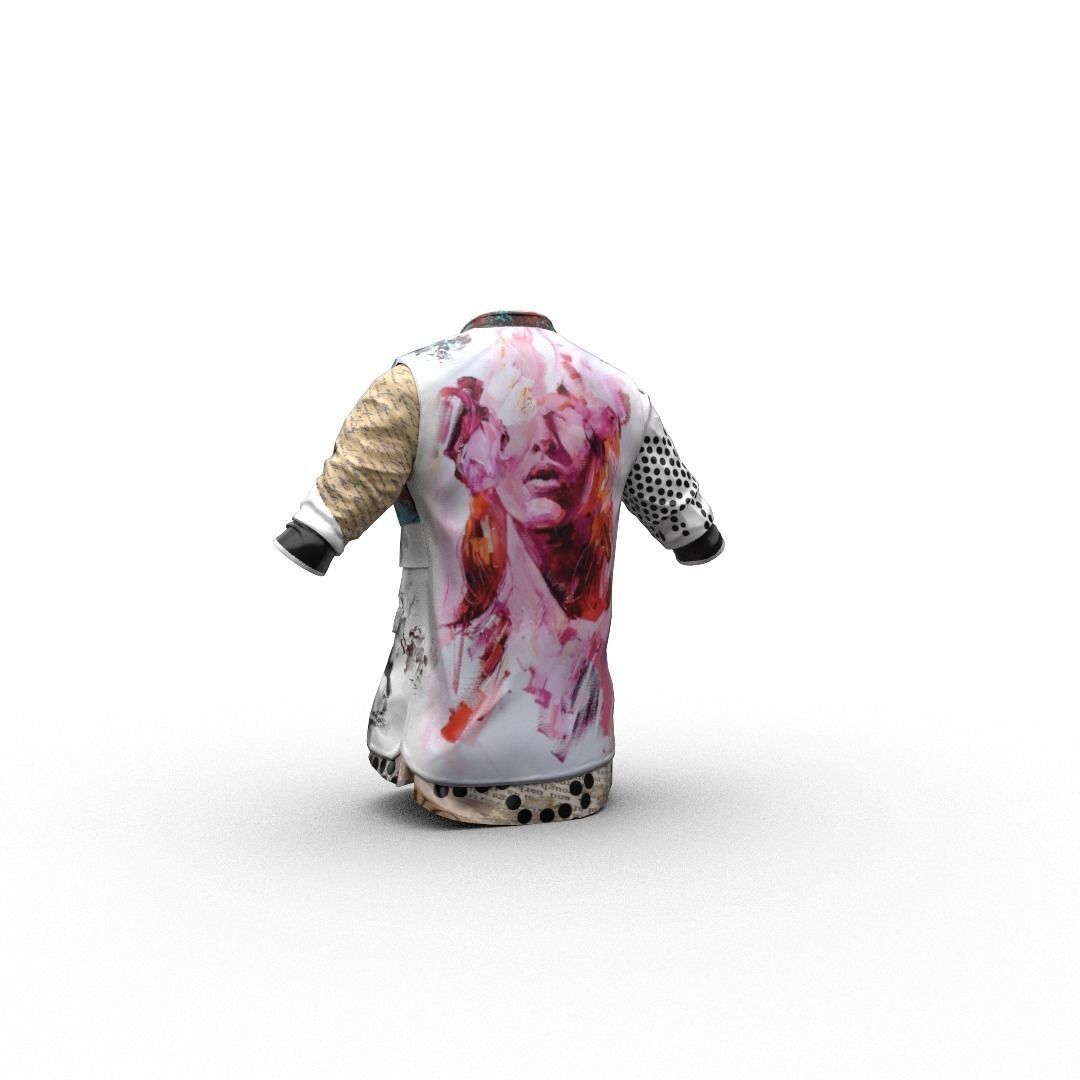 Clothing pack Low-poly 3D model_16