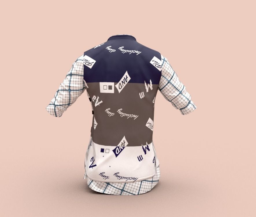 Clothing pack Low-poly 3D model_19
