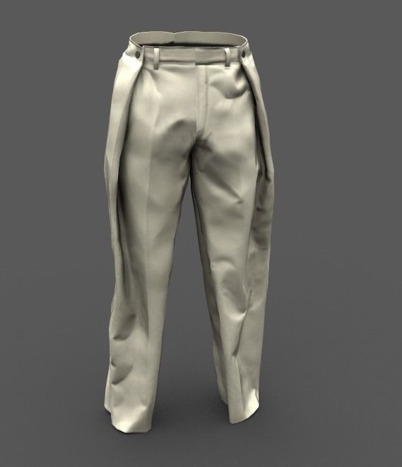 Clothing pack Low-poly 3D model_35