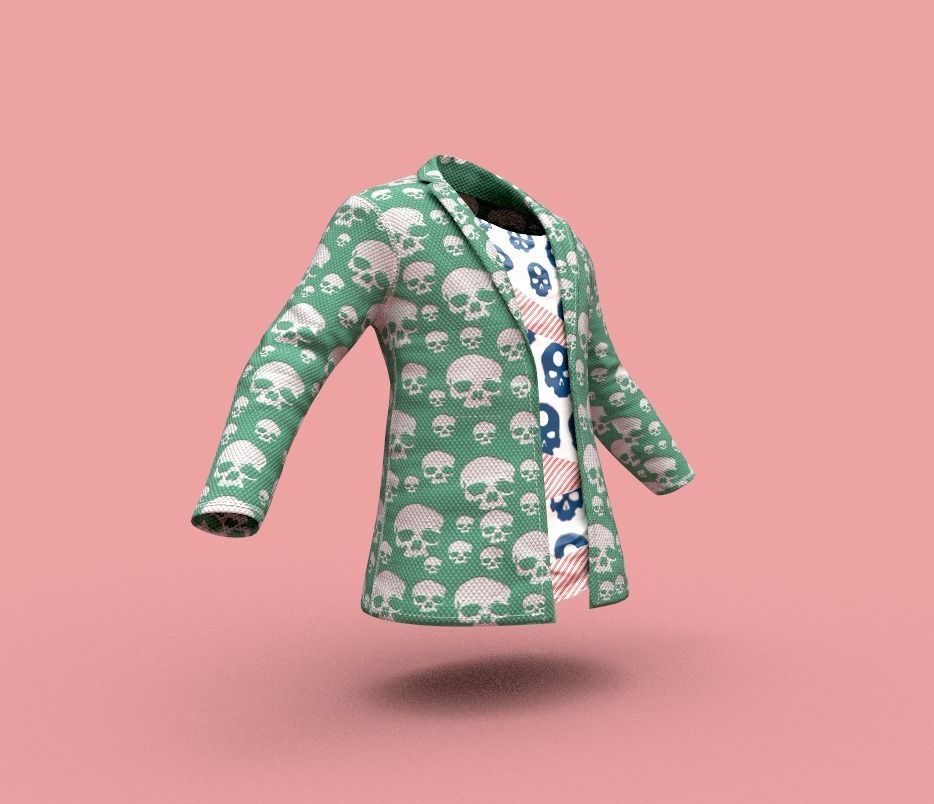 Clothing pack Low-poly 3D model_28
