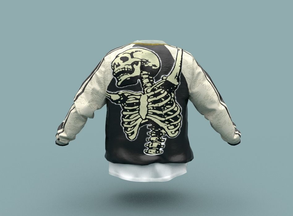 Clothing pack Low-poly 3D model_13