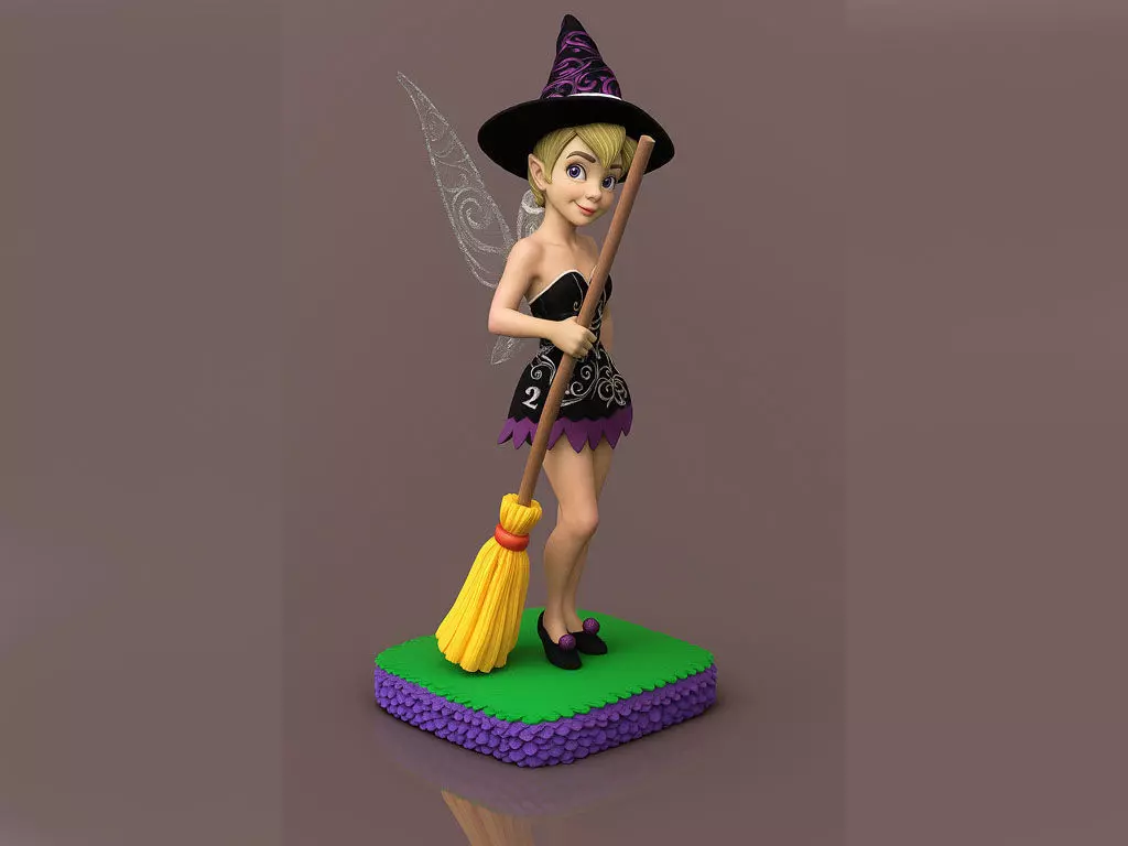 Tinker Bell Witch 3D print model