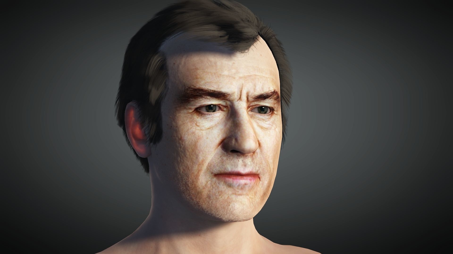 Robert Deniro 3D Model High Quality  Low-poly 3D model_2