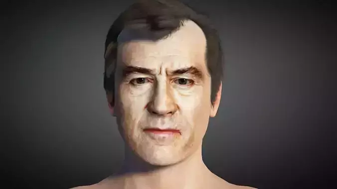 Robert Deniro 3D Model High Quality  Low-poly 3D model