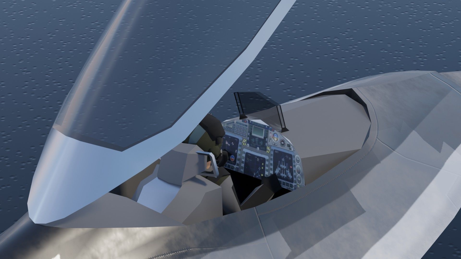 MIG-41 PAK DP concept fighter Low-poly 3D model_23