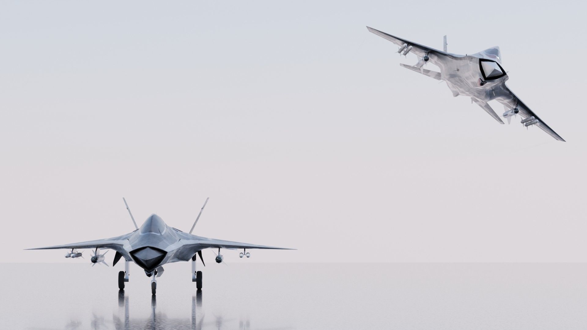 MIG-41 PAK DP concept fighter Low-poly 3D model_17