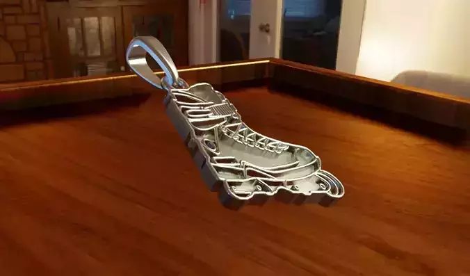 Majestic 12 skates pedant 3D print model