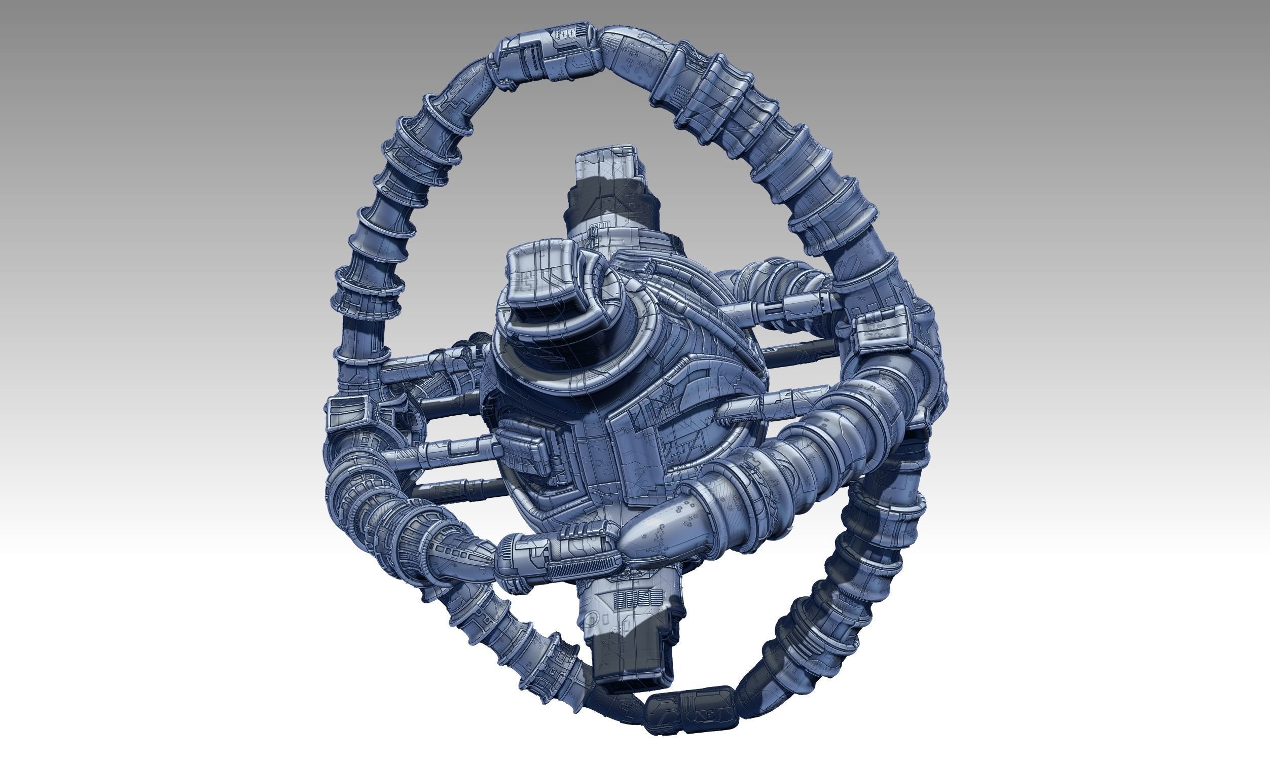 space equipment node 00160 3D model_8