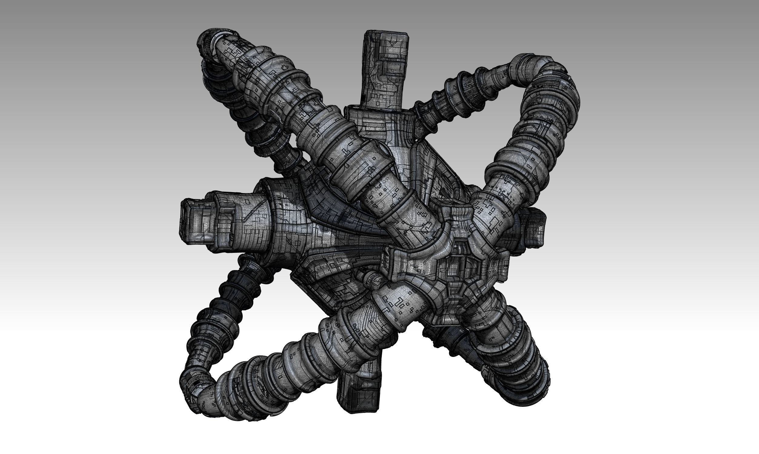 space equipment node 00160 3D model_6