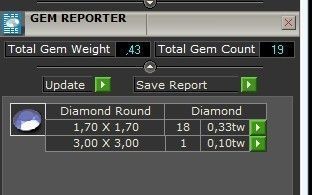 elegant set ring and earrings with stones 3D Model Collection_6